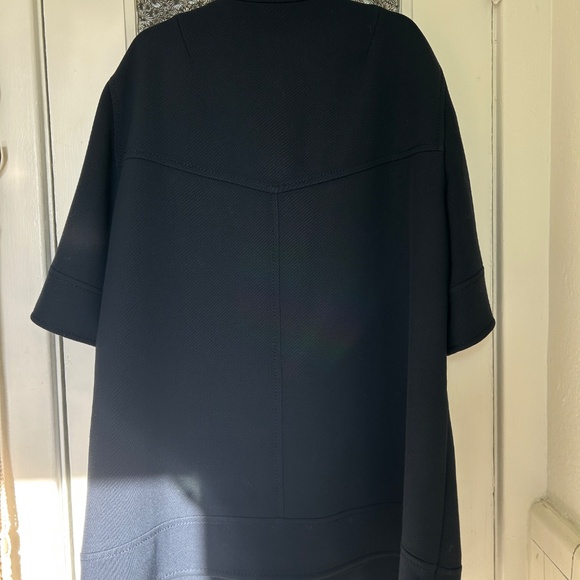 Akris Punto Navy Wool Coat - Picture 3 of 4